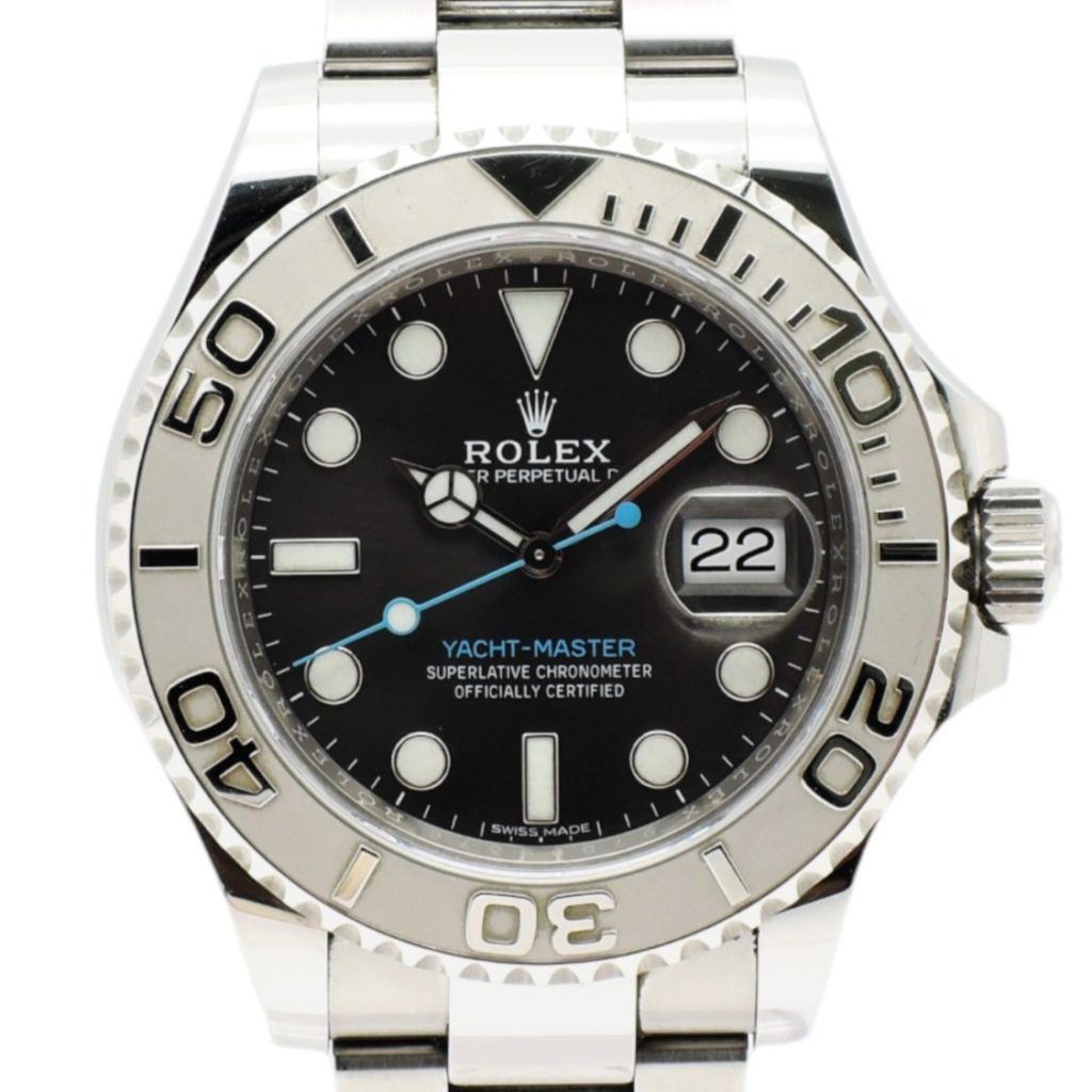 ロレックス ヨットマスター 40 2019年保証書 116622  グレー スレート 17.5cm ROLEX Yacht-Master 40 Gray Slate C004623