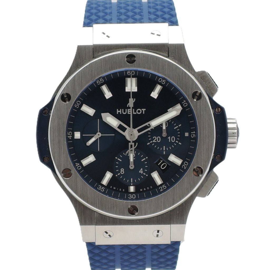 ウブロ ビッグバン スチール ブルー 301.SX.7170.LR ブルー Blue AT 18.5㎝ HUBLOT Big Bang Steel Blue C004669