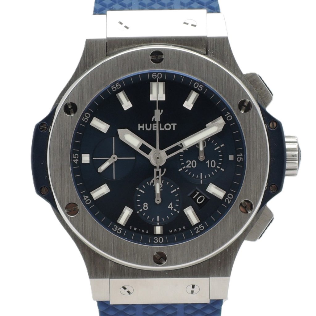 ウブロ ビッグバン スチール ブルー 301.SX.7170.LR ブルー Blue AT 18.5㎝ HUBLOT Big Bang Steel Blue C004669