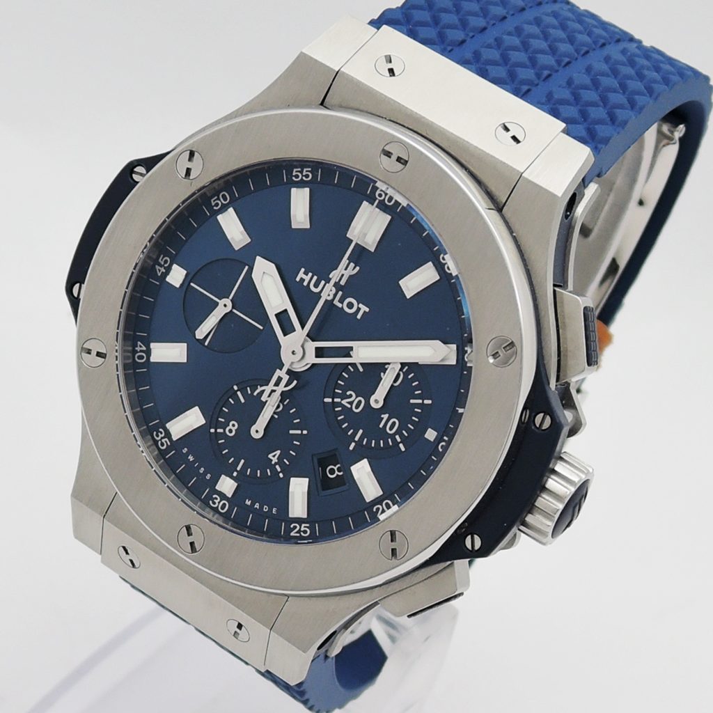 ウブロ ビッグバン スチール ブルー 301.SX.7170.LR ブルー Blue AT 18.5㎝ HUBLOT Big Bang Steel Blue C004669