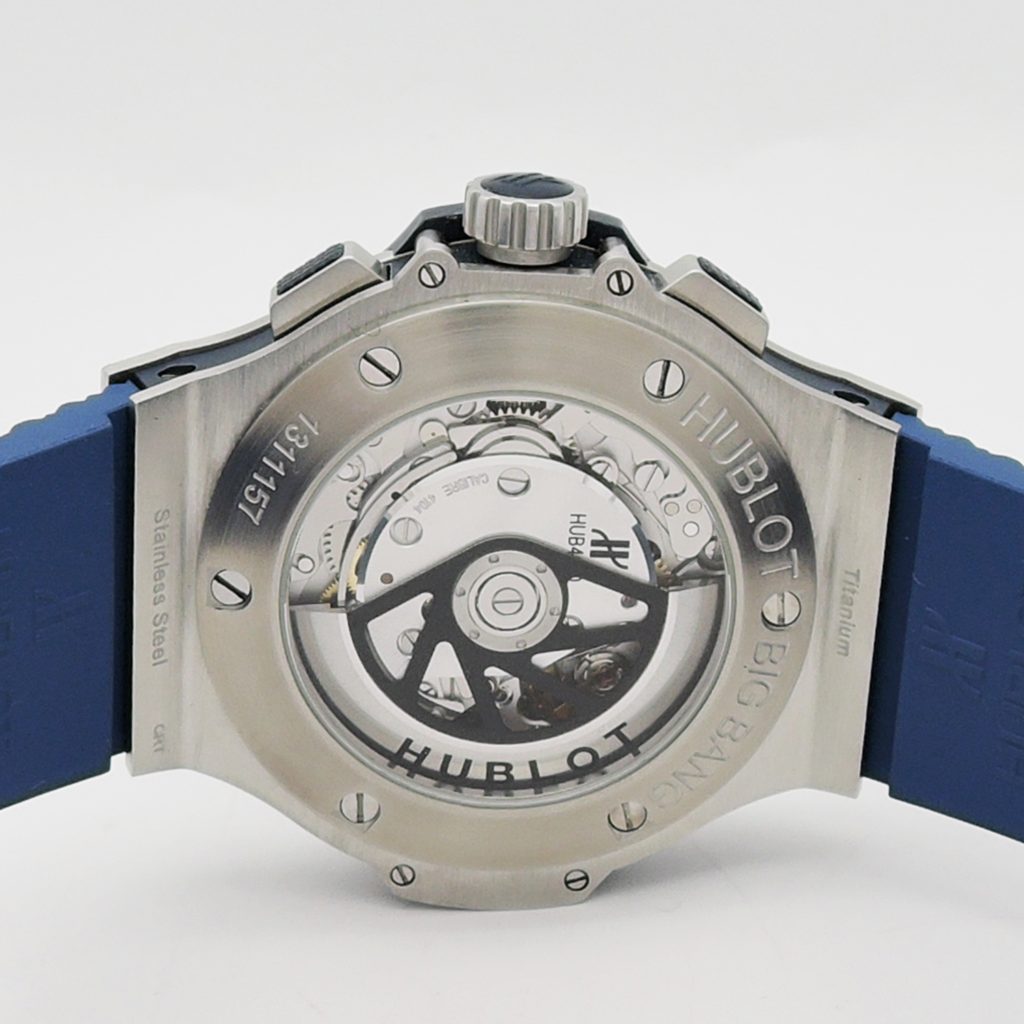 ウブロ ビッグバン スチール ブルー 301.SX.7170.LR ブルー Blue AT 18.5㎝ HUBLOT Big Bang Steel Blue C004669