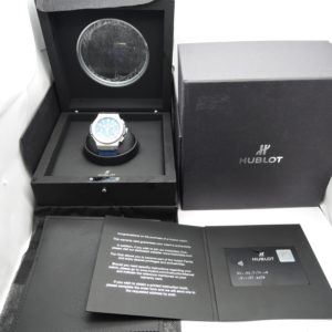 ウブロ ビッグバン スチール ブルー 301.SX.7170.LR ブルー Blue AT 18.5㎝ HUBLOT Big Bang Steel Blue C004669