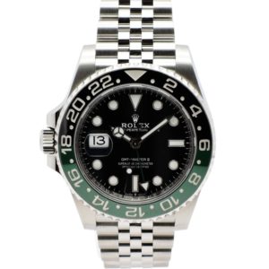 ロレックス GMTマスターⅡ 126720VTNR 2024年保証書 黒 ブラック AT 17cm ROLEX GMT-MasterⅡ Black C004851