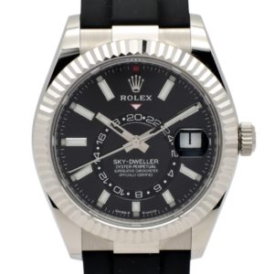 ロレックス スカイドゥエラー 336239 2024年保証書 黒 ブラック AT 17.5cm ROLEX Sky-Dweller Black C004969