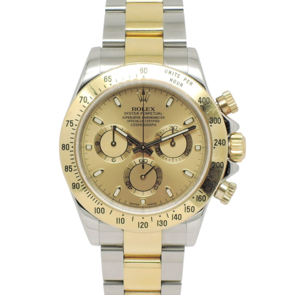 ロレックス デイトナ 40 116523 シャンパン 17.5cm AT ROLEX Daytona 40 Champagne C005069