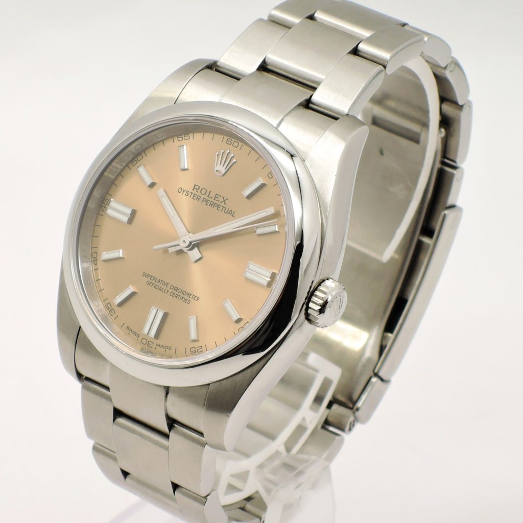 ロレックス オイスターパーペチュアル 36 116000 保証書 ホワイトグレープ 18cm AT ROLEX Oyster Perpetual 36 Whitegrape C005085