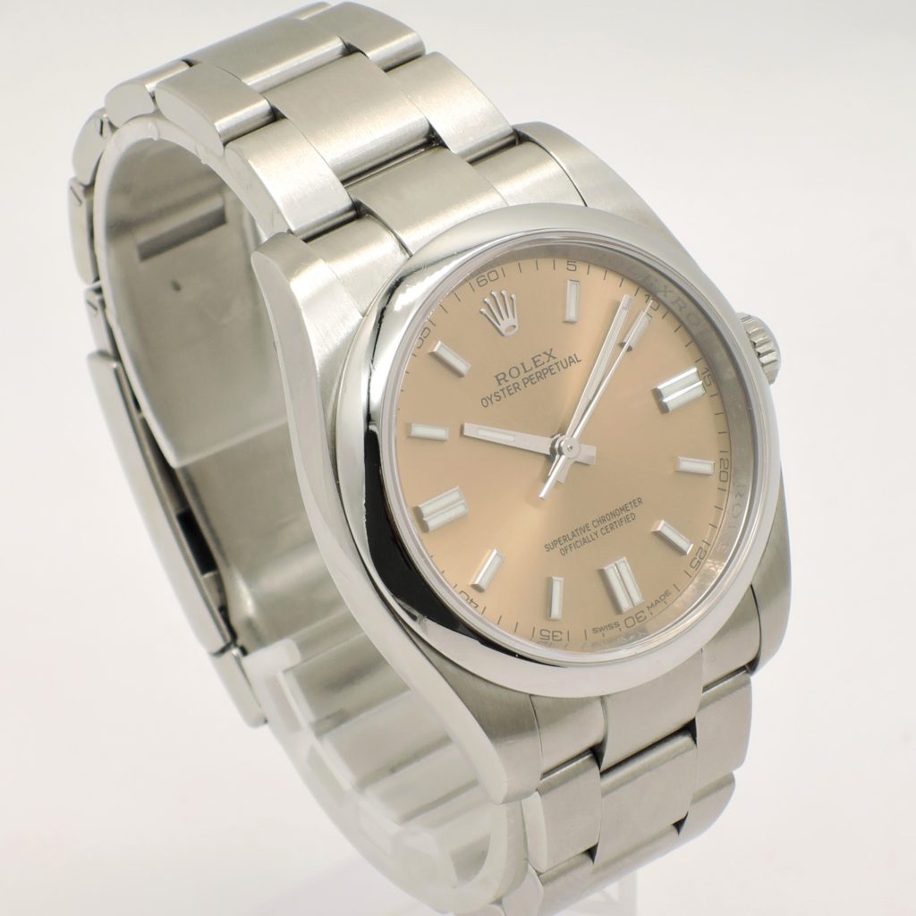 ロレックス オイスターパーペチュアル 36 116000 保証書 ホワイトグレープ 18cm AT ROLEX Oyster Perpetual 36 Whitegrape C005085