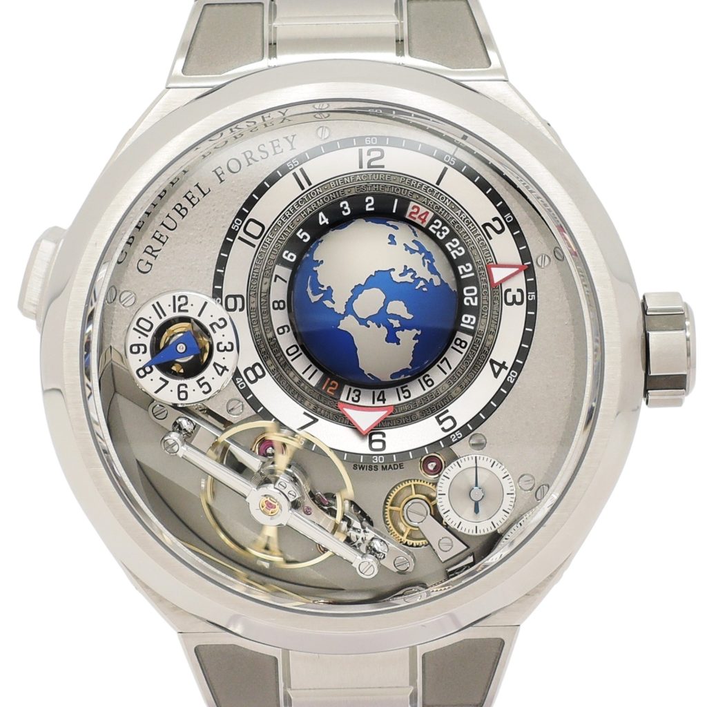 Greubel Forsey グルーベル・フォルセイ GMT バランシエール コンヴェクス GF05B/P035 チタン＆ワールド・ディスプレイ・ダイヤル HW 最大18-18.5㎝ GMT Balancier Convexe C005122