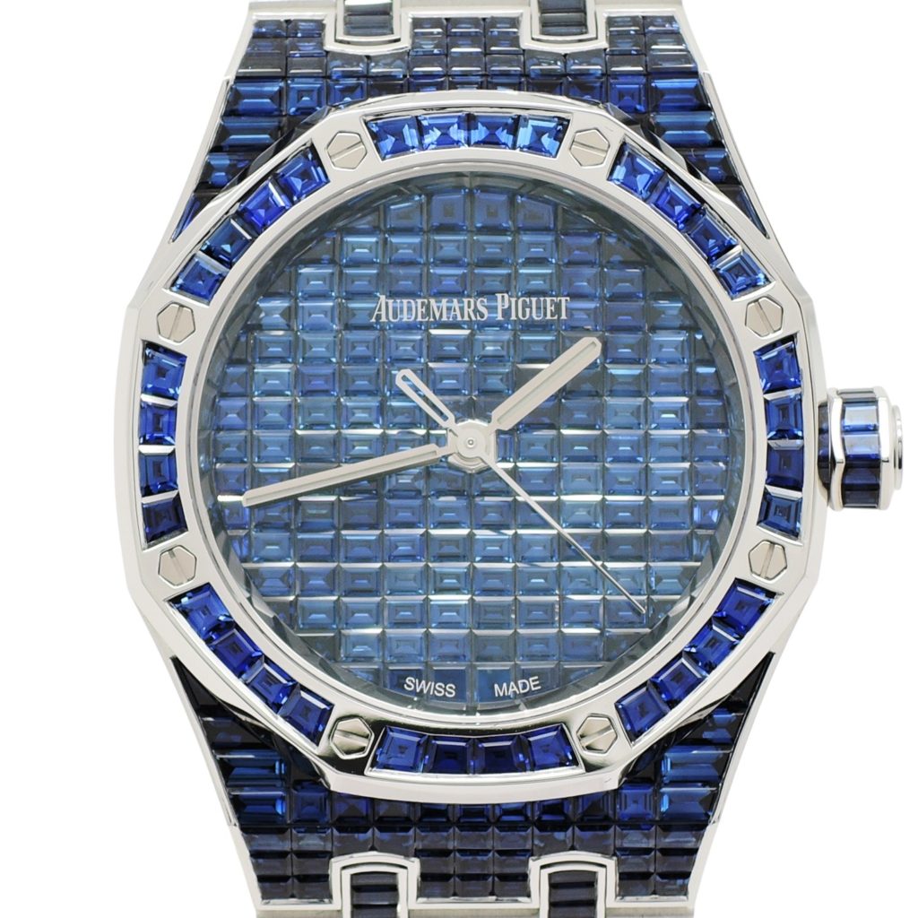 オーデマピゲ ロイヤルオーク ブルーサファイア 15554BC.SS.1284BC.01 ブルーサファイア  AT 17cm Audemars Piguet Royal Oak Blue Sapphire C005123