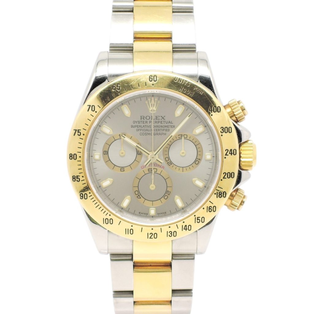 ロレックス デイトナ 40 116523 グレー 18.5cm AT ROLEX Daytona 40 Gray C005142