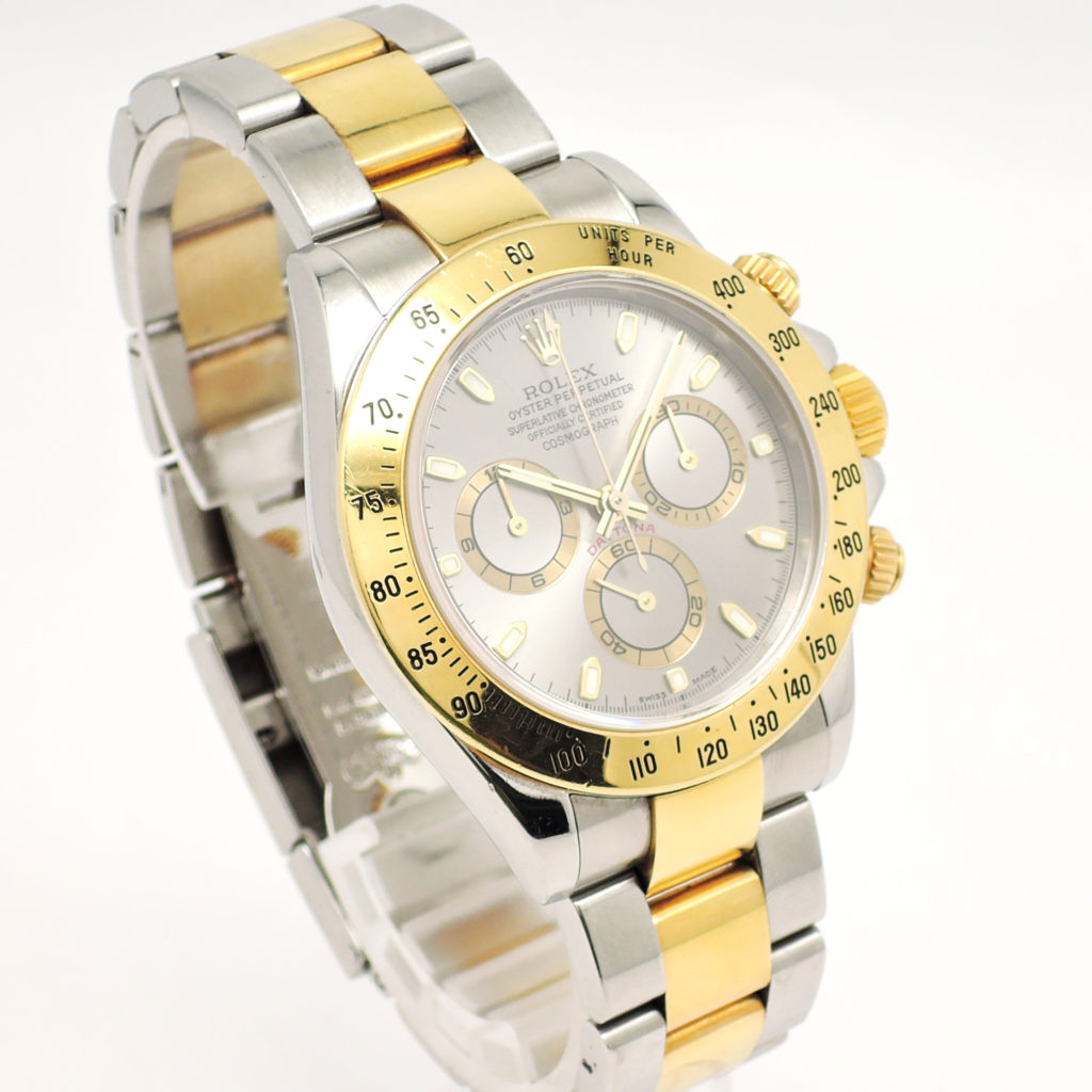 ロレックス デイトナ 40 116523 グレー 18.5cm AT ROLEX Daytona 40 Gray C005142