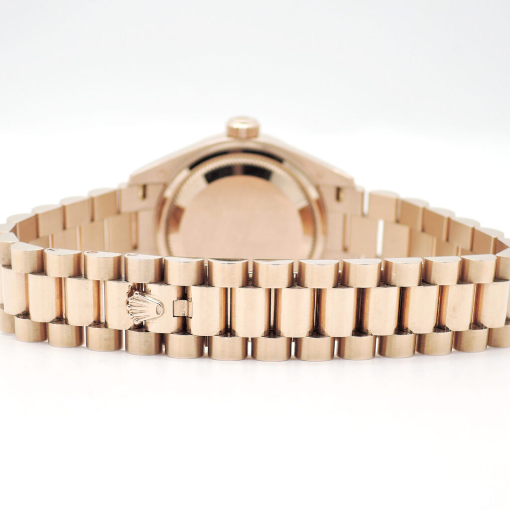 ロレックス デイトジャスト 28 279135RBR 2023年保証書 ピンク ローマン ダイヤモンドベゼル 16cm AT ROLEX Date-Just 28 Pink Roman C00652