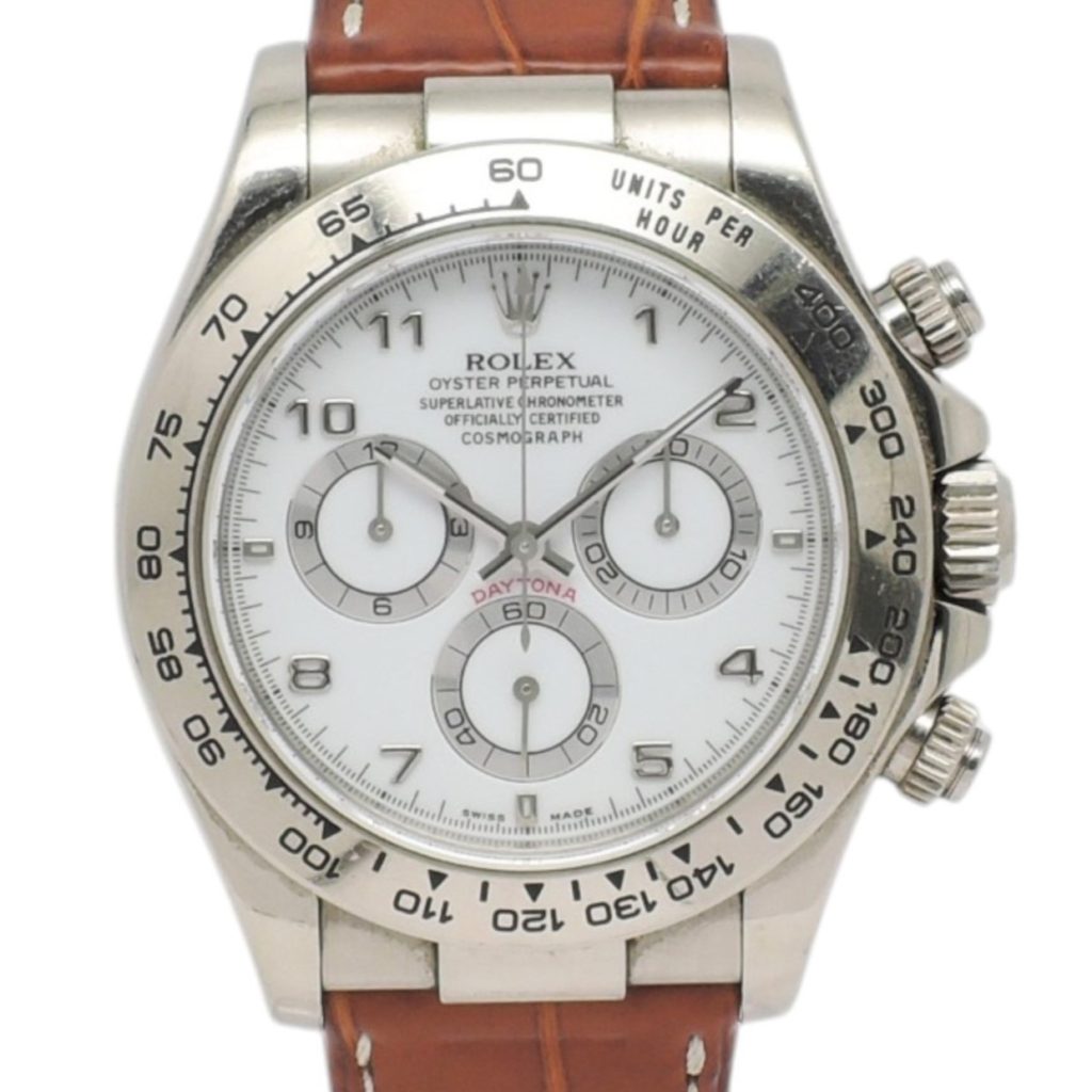 ロレックス デイトナ 40 116519 白 ホワイト アラビア AT ROLEX Daytona 40 White Arabia C005251