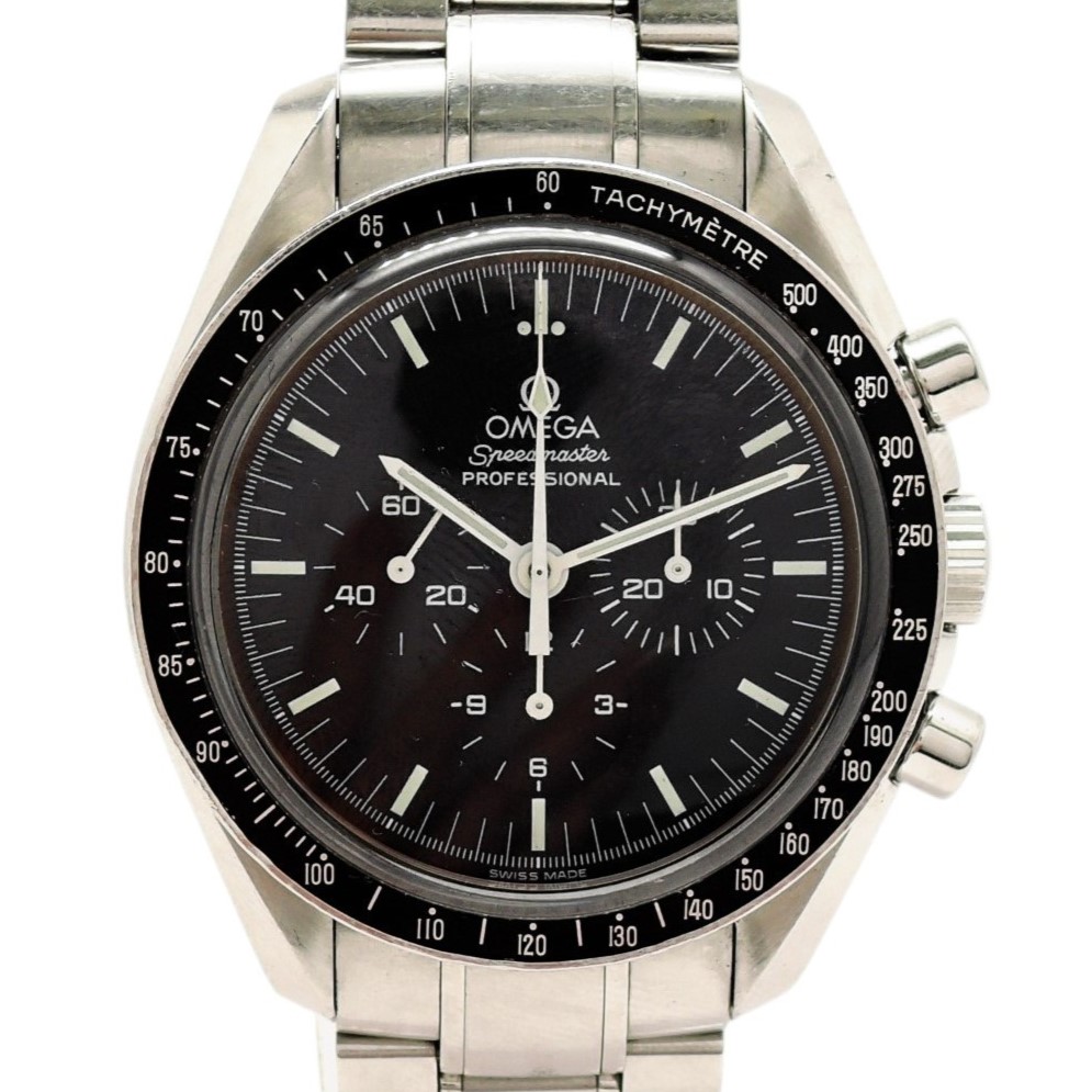 オメガ スピードマスター プロフェッショナル 3572.50 黒 ブラック 20cm AT OMEGA Speedmaster Professional Black C005264