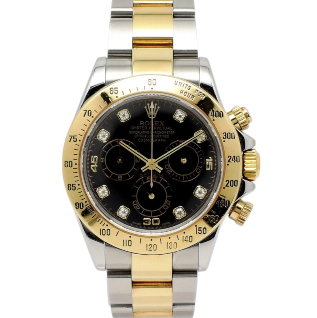 ロレックス デイトナ 40 116523G  黒 ブラック AT 17.5cm ROLEX Daytona 40 Black C005327