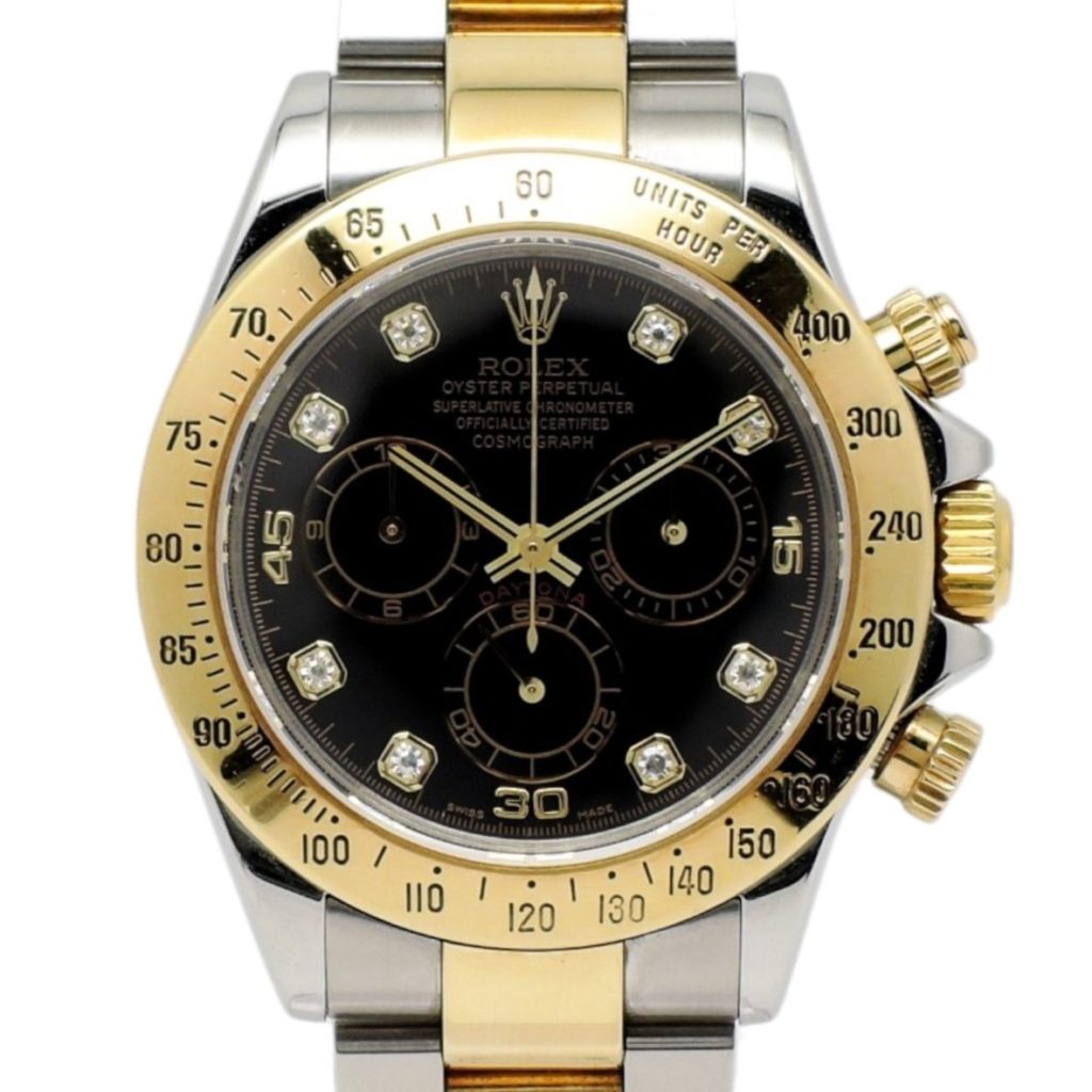 ロレックス デイトナ 40 116523G  黒 ブラック AT 17.5cm ROLEX Daytona 40 Black C005327