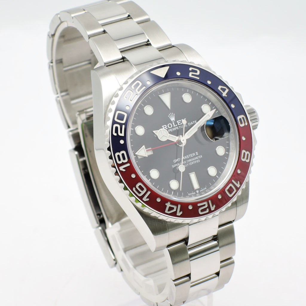 ロレックス GMTマスターⅡ 126710BLRO 2021年保証書 黒 ブラック 18.5cm AT ROLEX GMT-MasterⅡ Black C005367