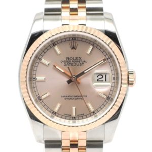 ロレックス デイトジャスト 36 116231 国際サービス保証書 ピンク 17cm AT ROLEX Date-Just 36 Pink C005432