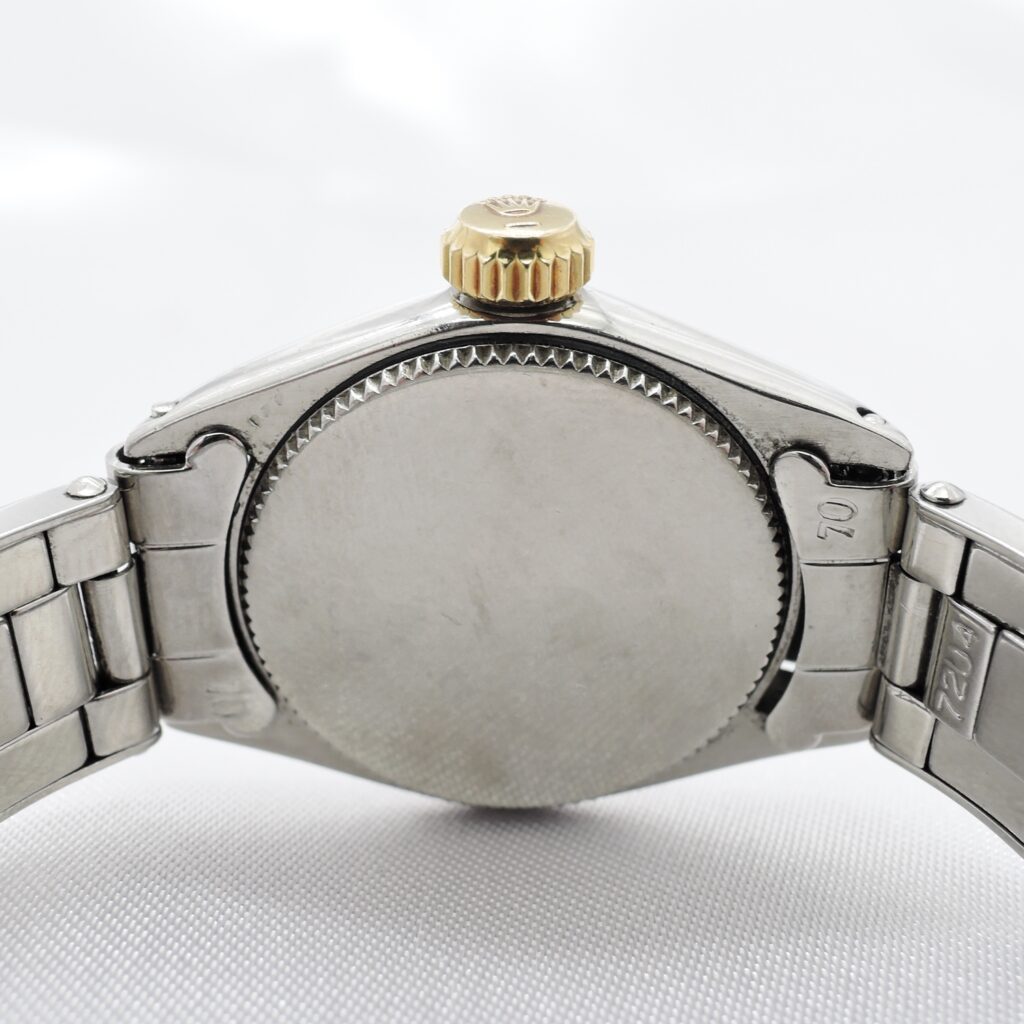 ロレックス オイスタープレシジョン 6525 シャンパン文字盤 HW 14cm ROLEX Oyster Precision Date Champagne C005754