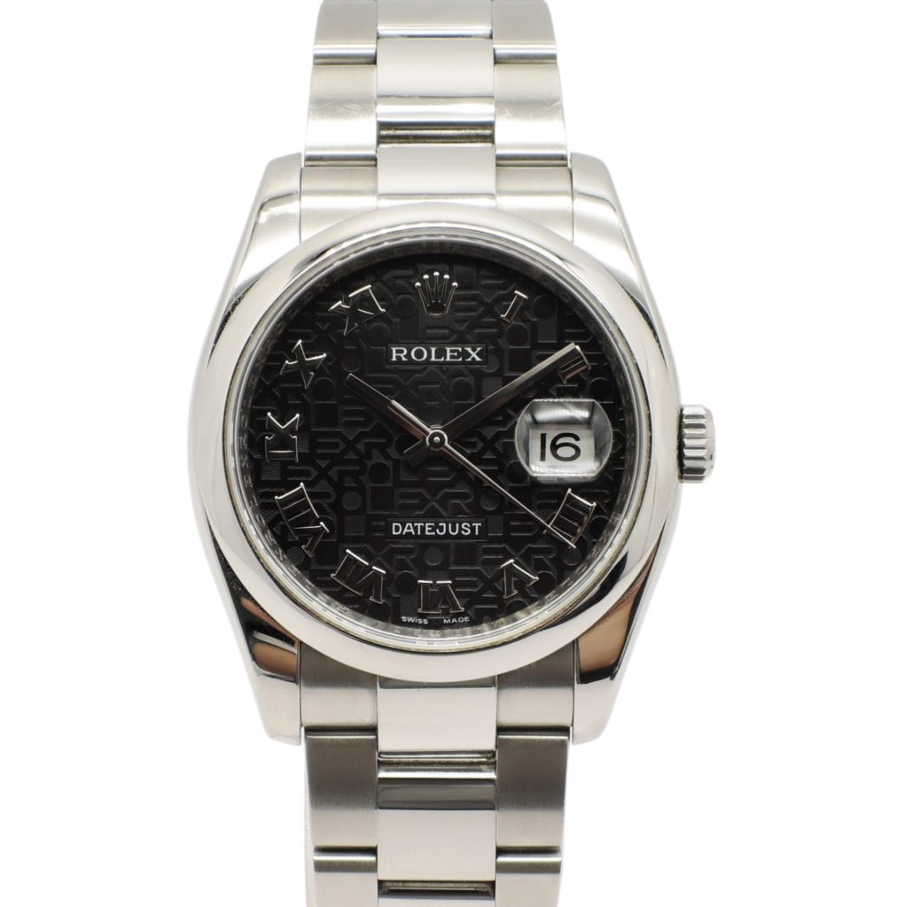 ロレックス デイトジャスト 36 116200 黒 ブラック コンピューター 17.5cm ROLEX Date-Just 36 Black Computer Roman C005054