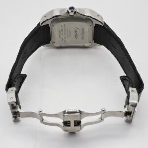 カルティエ サントス 100 MM W20106X8 白 ホワイト 17㎝ 2009年保証書 Cartier Santos 100 MM WhiteRoman C005905