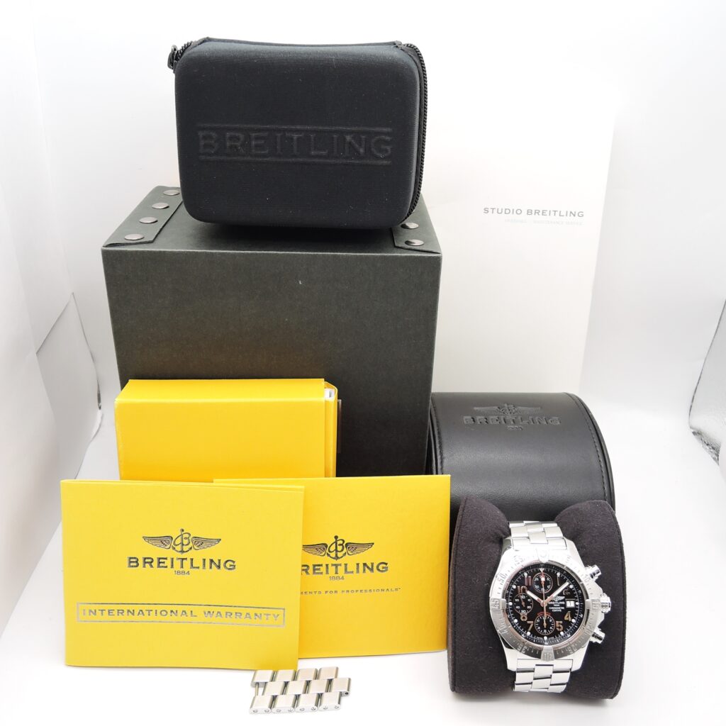 BREITLING Avenger Skyland A13380 AT Black 19.5cm ブライトリング アベンジャー スカイランド ブラック C005930