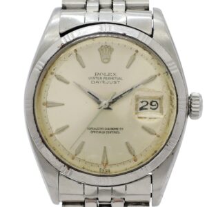 稀少品！ ロレックス デイトジャスト 36 1603 Threeted Bezel シルバー AT 18.5cm ROLEX Date-Just 36 Silver C006954