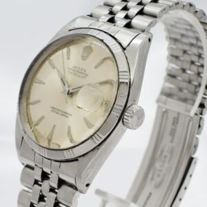 稀少品！ ロレックス デイトジャスト 36 1603 Threeted Bezel シルバー AT 18.5cm ROLEX Date-Just 36 Silver C006954