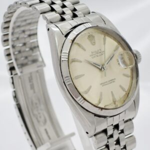 稀少品！ ロレックス デイトジャスト 36 1603 Threeted Bezel シルバー AT 18.5cm ROLEX Date-Just 36 Silver C006954