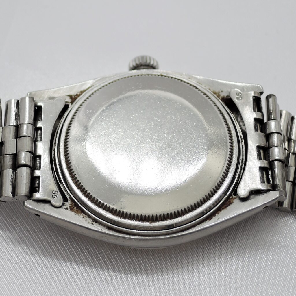 稀少品！ ロレックス デイトジャスト 36 1603 Threeted Bezel シルバー AT 18.5cm ROLEX Date-Just 36 Silver C006954