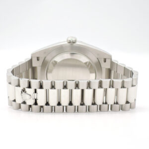 ロレックス デイデイト 40 228236 2024年保証書 アイスブルー ローマン 17cm AT ROLEX Day-Date 40 Ice blue C006211