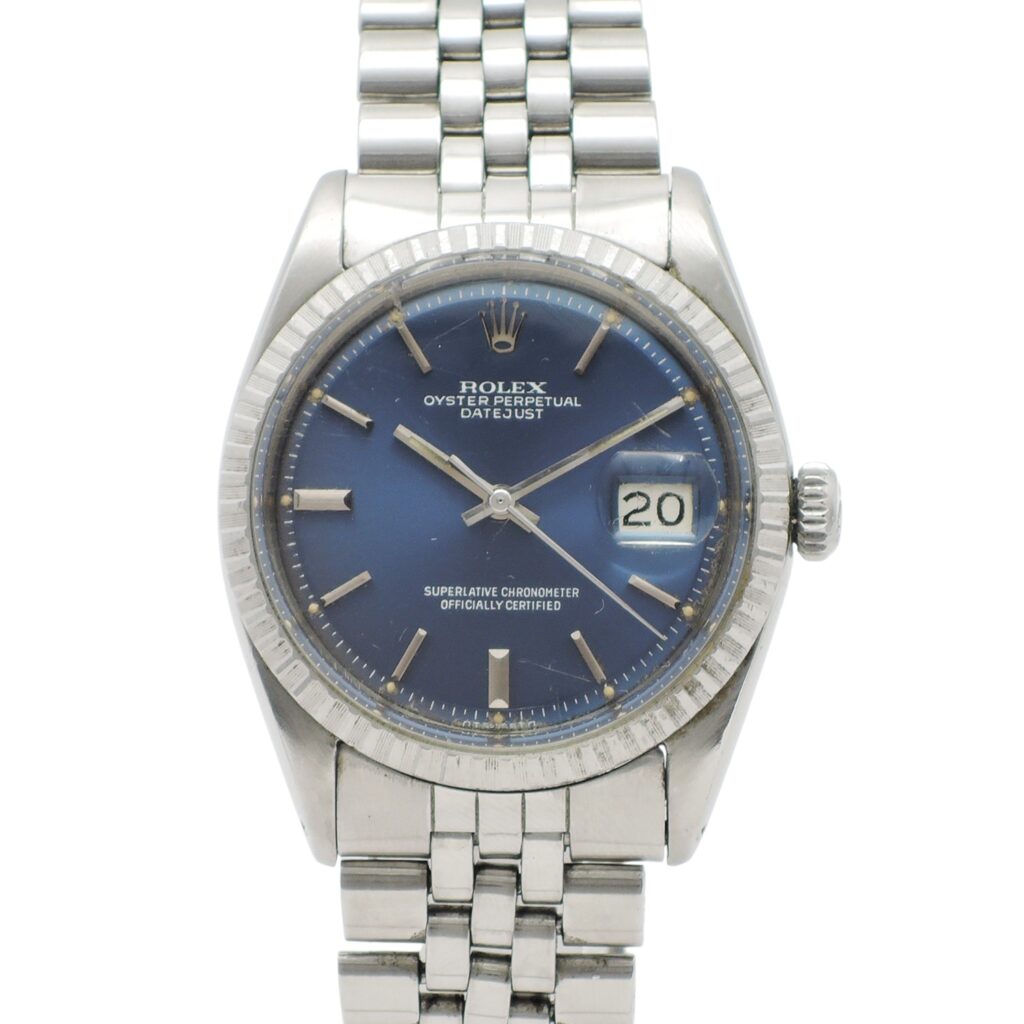 ロレックス デイトジャスト 36 1603 ブルー AT 17.5cm ROLEX Date-Just 36 Blue C006309