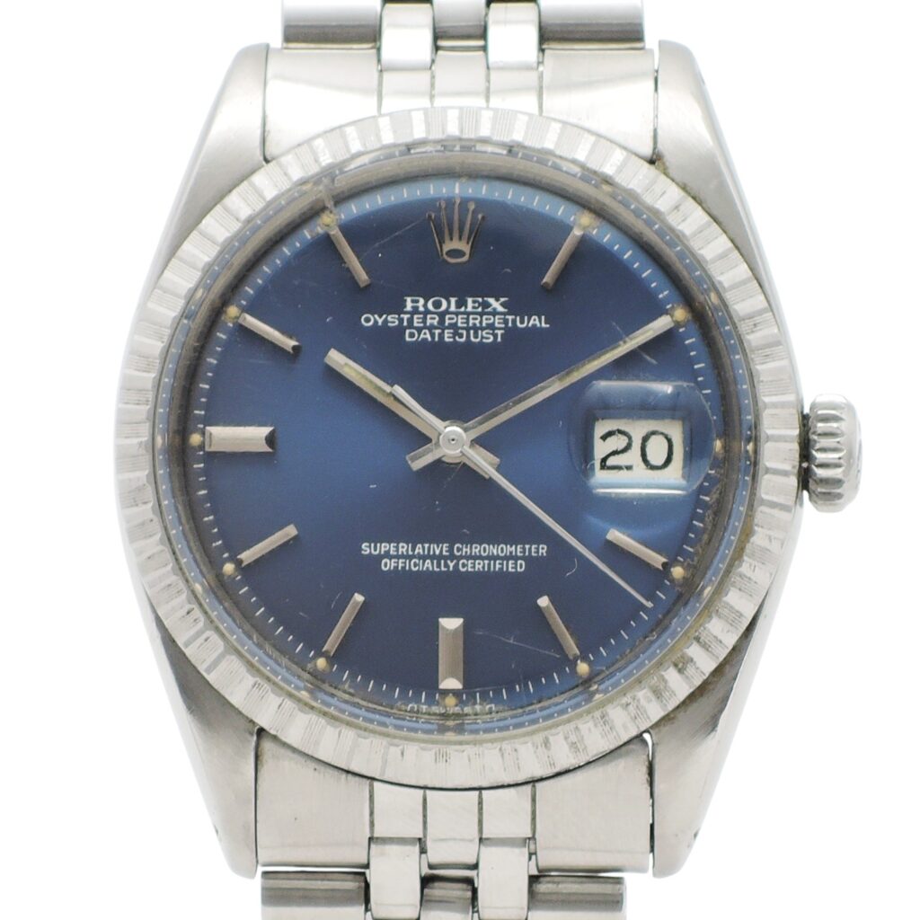 ロレックス デイトジャスト 36 1603 ブルー AT 17.5cm ROLEX Date-Just 36 Blue C006309