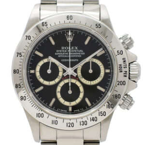 ロレックス デイトナ 16520 黒 L番 マーク1/200タキ/逆6/段落ち 17.5cm AT ROLEX Daytona Black Floating Cosmograph C006327