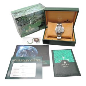 ロレックス デイトナ 16520 黒 L番 マーク2/225タキ/逆6/Four Liner 17.5cm AT ROLEX Daytona Black C006328