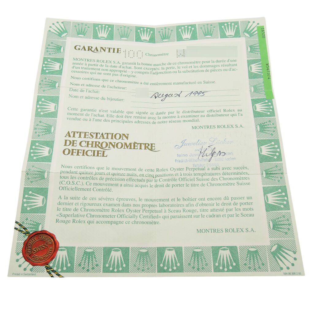 ロレックス デイトナ 16520 黒 W番 パトリッツィダイヤル/ブラウンアイ/ダースベイダー 完品 17.5cm AT ROLEX Daytona Black C006329