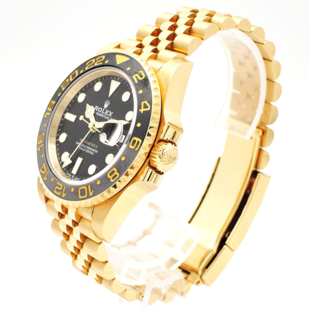 ロレックス GMTマスターⅡ 126715CHNR 2025年保証書 黒 ブラック 18cm AT ROLEX GMT-MASTERⅡBlack C006330