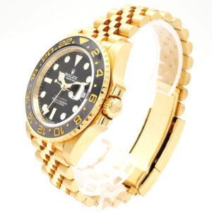 ロレックス GMTマスターⅡ 126715CHNR 2025年保証書 黒 ブラック 18cm AT ROLEX GMT-MASTERⅡBlack C006330