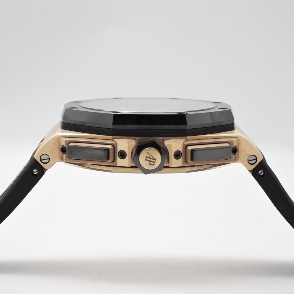 オーデマピゲ ロイヤルオーク オフショア クロノグラフ 26401RO.OO.A002CA.02 黒 ブラック 20cm AT Audemars Piguet Royal Oak Offshore Chronograph C006331