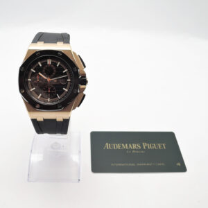 オーデマピゲ ロイヤルオーク オフショア クロノグラフ 26401RO.OO.A002CA.02 黒 ブラック 20cm AT Audemars Piguet Royal Oak Offshore Chronograph C006331