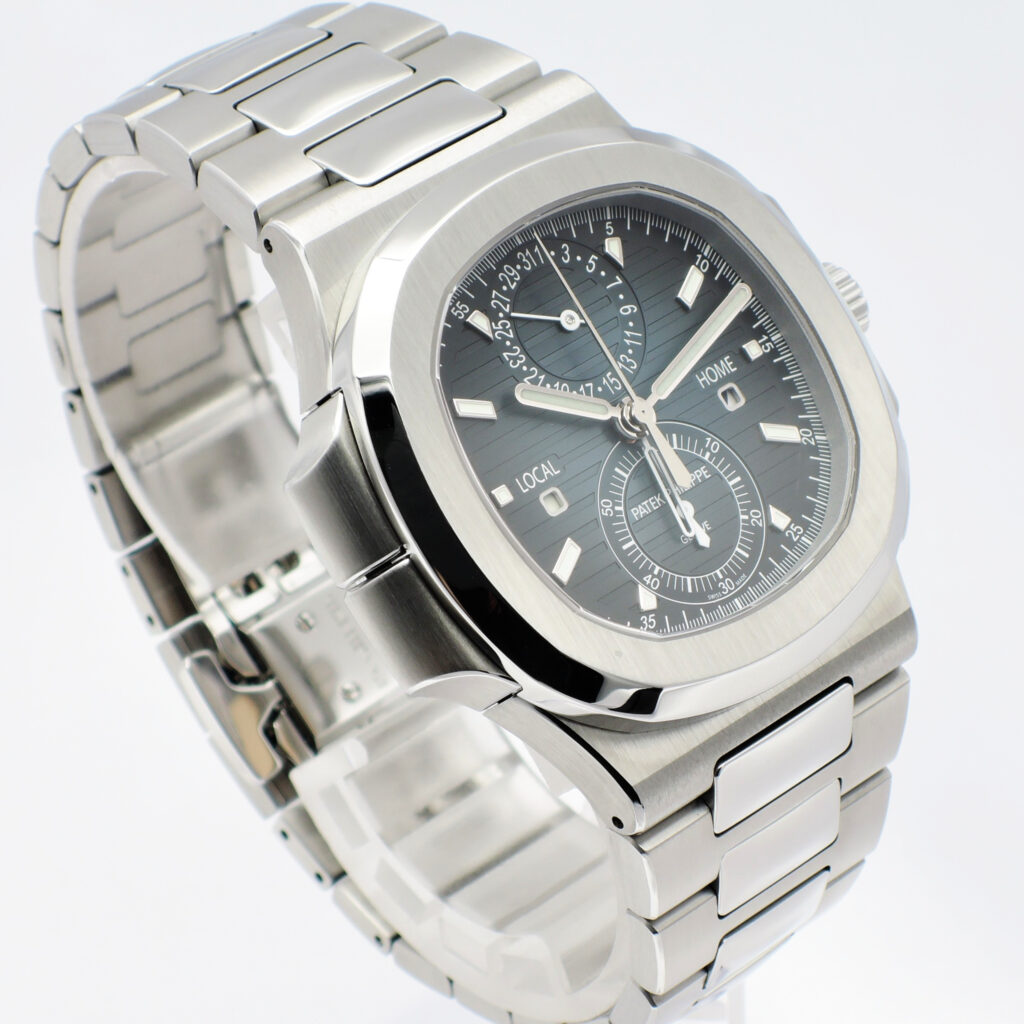 パテックフィリップ ノーチラス トラベルタイム クロノグラフ 5990/1A-011 17.5cm PATEK PHILIPPE Nautilus Travel Time Chronograph Black C006607