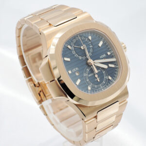 パテックフィリップ ノーチラス トラベルタイム クロノグラフ 5990/1R-001 ブルー 17.5cm PATEK PHILIPPE Nautilus Travel Time Chronograph Blue C006898