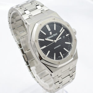 オーデマピゲ ロイヤルオーク 41 15400ST.OO.1220ST.01 黒 ブラック 18cm AT AUDEMARS PIGUET Royal Oak 41 Black C006905