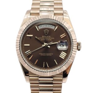 ロレックス デイデイト 40 228235 ブラウン ローマン 17.5m AT ROLEX Day-Date 40 Brown Roman C006924