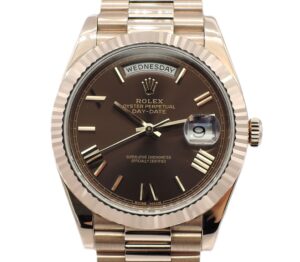 ロレックス デイデイト 40 228235 ブラウン ローマン 17.5m AT ROLEX Day-Date 40 Brown Roman C006924