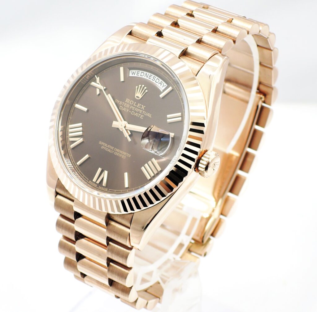 ロレックス デイデイト 40 228235 ブラウン ローマン 17.5m AT ROLEX Day-Date 40 Brown Roman C006924