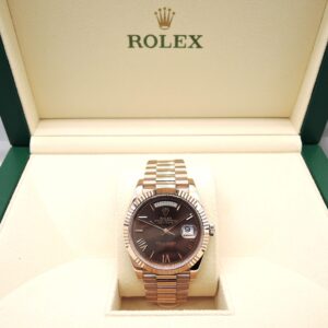 ロレックス デイデイト 40 228235 ブラウン ローマン 17.5m AT ROLEX Day-Date 40 Brown Roman C006924