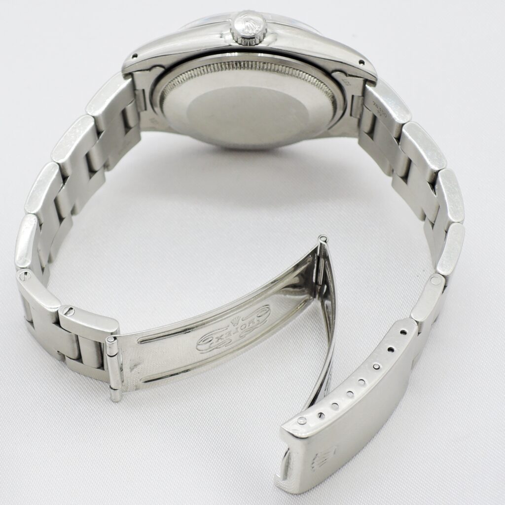 ロレックス オイスターパーペチュアルデイト 1500 シルバー AT 16.5cm ROLEX Oyster Perpetual Date Silver C006970