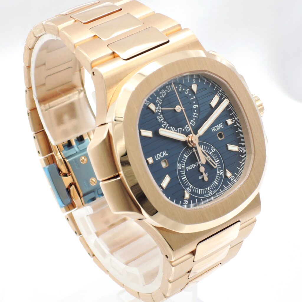 パテックフィリップ ノーチラス トラベルタイム クロノグラフ 5990/1R-001 青 ブルー 17.5cm PATEK PHILIPPE Nautilus Blue C007078