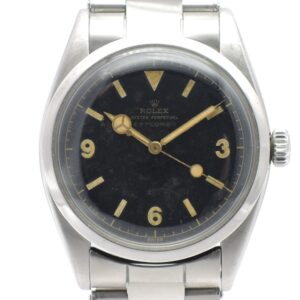 ロレックス 初期 エクスプローラーⅠ 6150 ブラック文字盤 17cm AT ROLEX ExplorerⅠ 36 Black Dial C007967